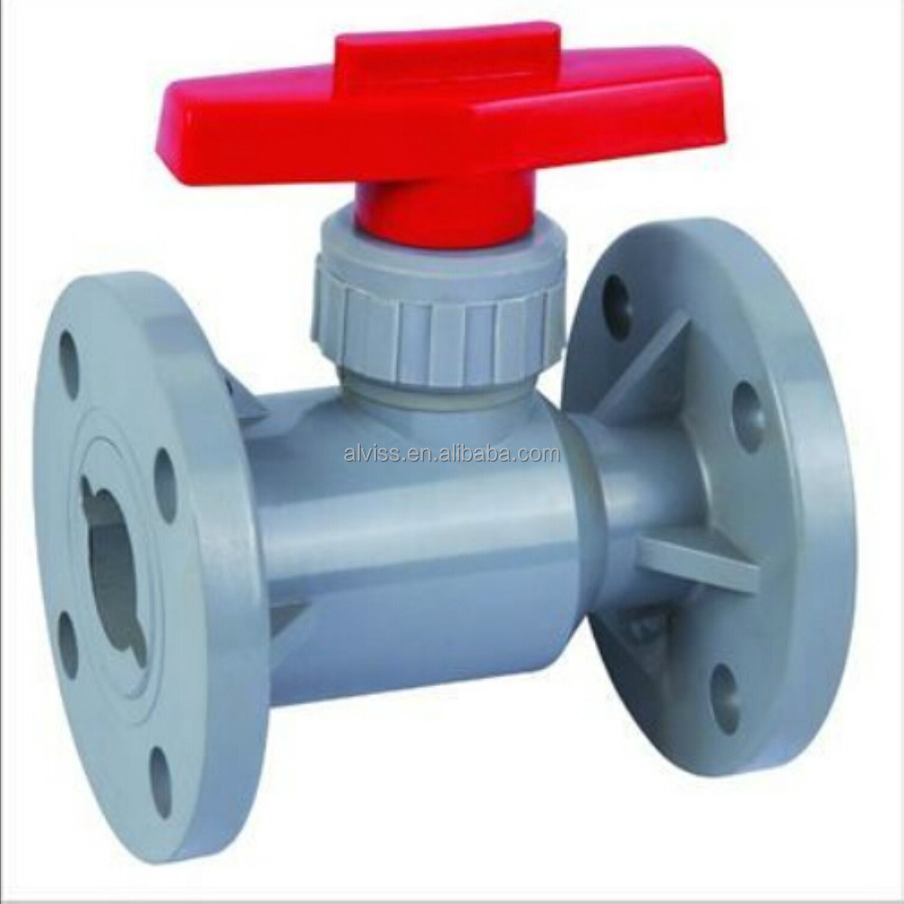 flange type cpvc 4 inch ball valve for chemical industry