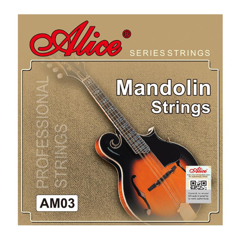 Alice mandolin strings professional playing a set of 8 steel strings AM03