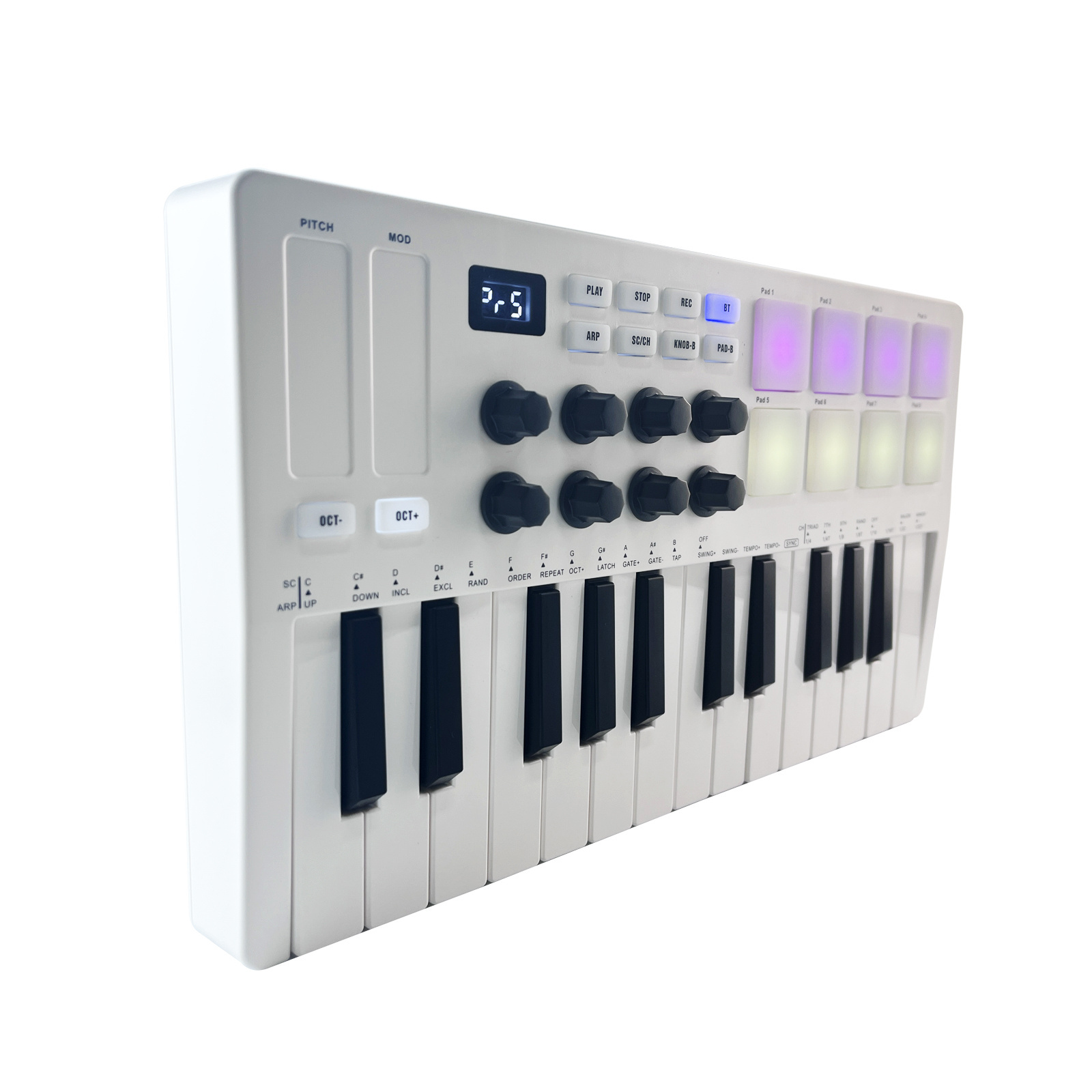 Good quality 25 key midi keyboard controller digital music mini piano