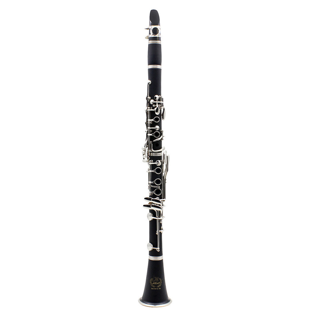 Wholesale Woodwind clarinet in B flat with nickel plated silver black pipe clarinet