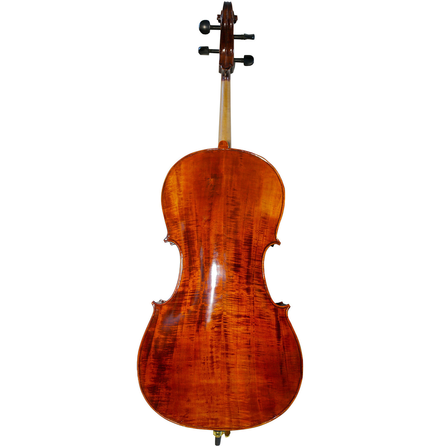 High quality handmade solid wood tiger skin grain special material patterned cello