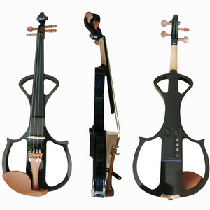 Wholesale OEM High Grade Beautiful Sound Electric Violin 4/4 With Violin Bow for New Beginners