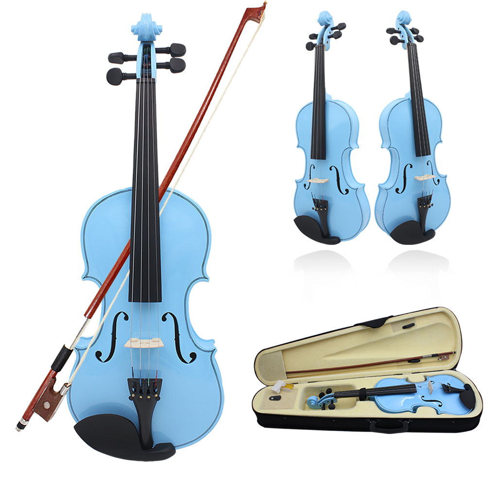 low price beginner colors violin 4/4  handmade violin made in china with rosin,bow violin accessories