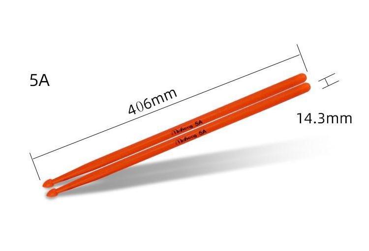 Factory hot sale high quality nylon colorful plastic non slip handle drum sticks for frame drum