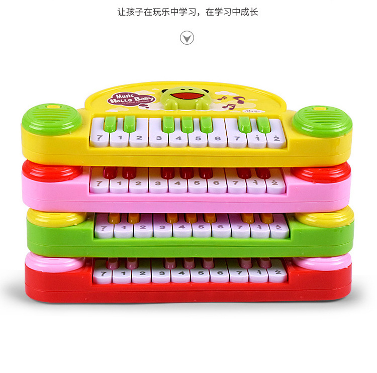 Hot Selling Wholesale Infant Creative Toy Music Piano Puzzle Early Education Electronic Piano Children Musical Instrument Toy