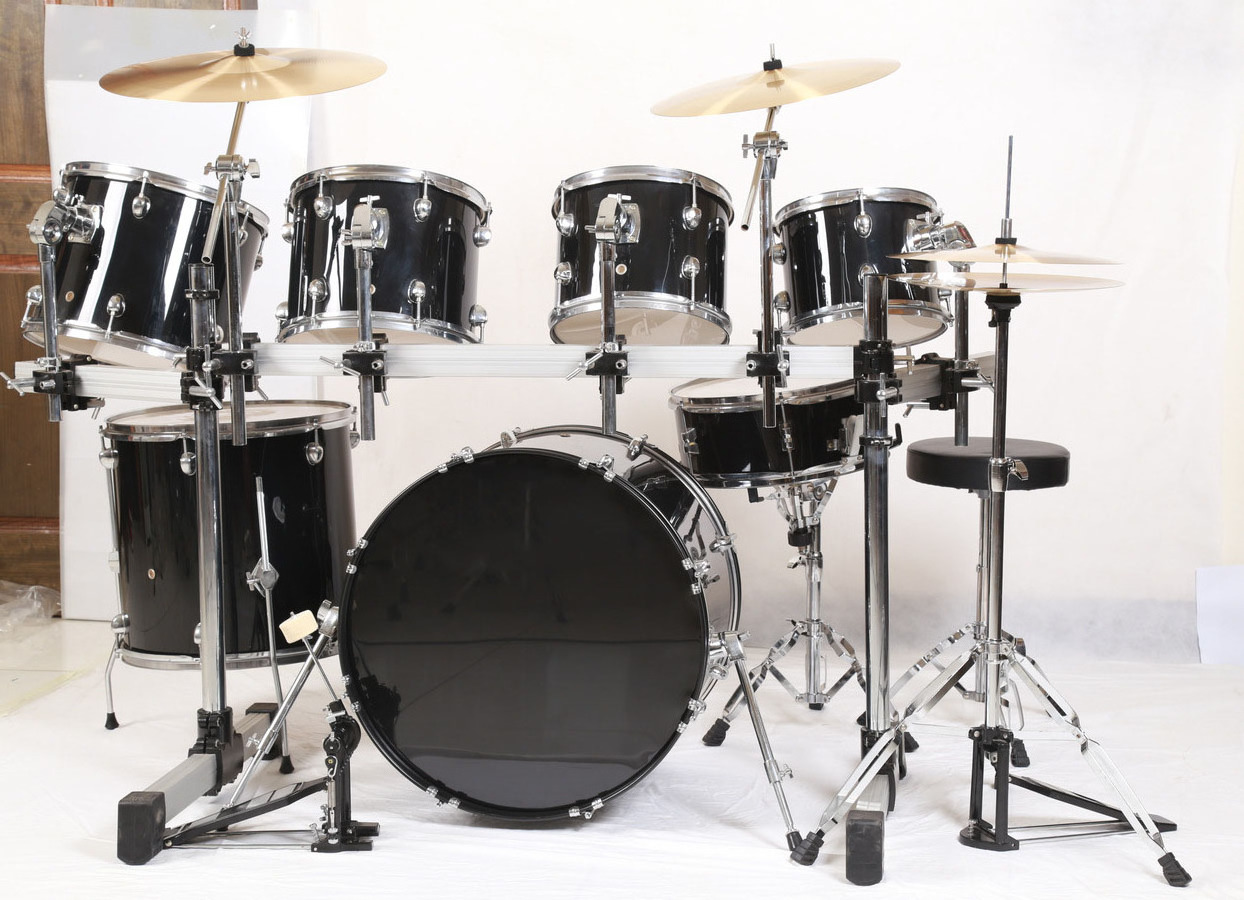 Best Selling Professional Drum Set for Adult Kids Bands Music lovers With 6 Colors Wholesales OEM