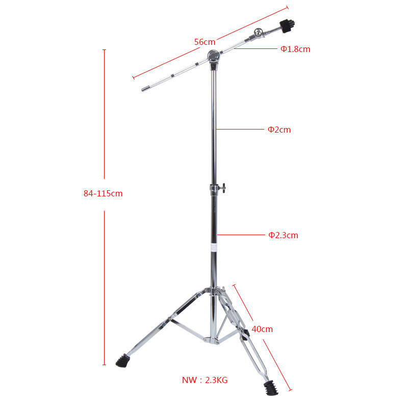 Wholesale good quality drum set Cymbal Stand Drum Set inclined cymbal rack hanging cymbal stand