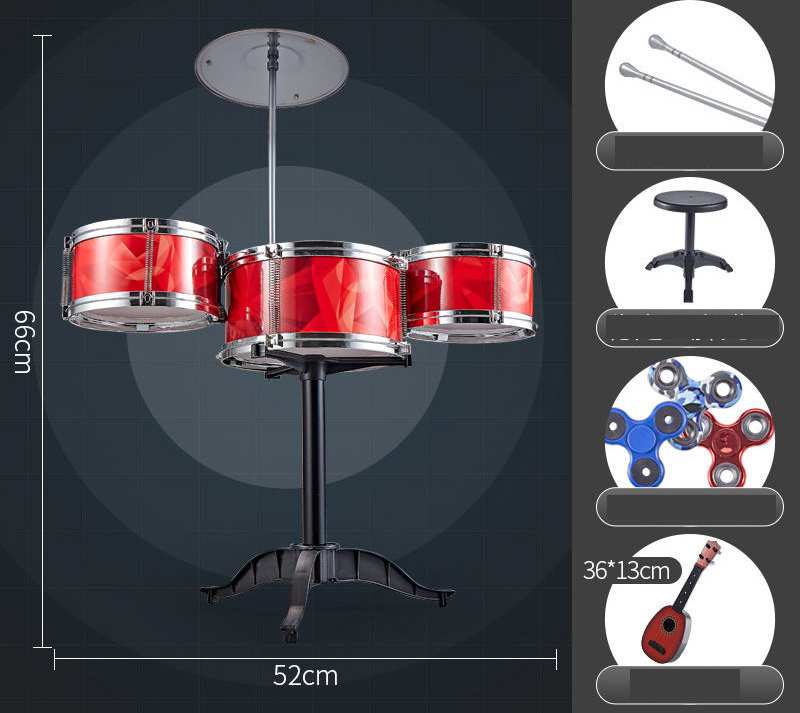 Drum kit Children's tuba beating drum set Boys Girls Beginner percussion instruments baby drum toys