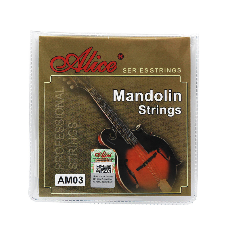 Alice mandolin strings professional playing a set of 8 steel strings AM03