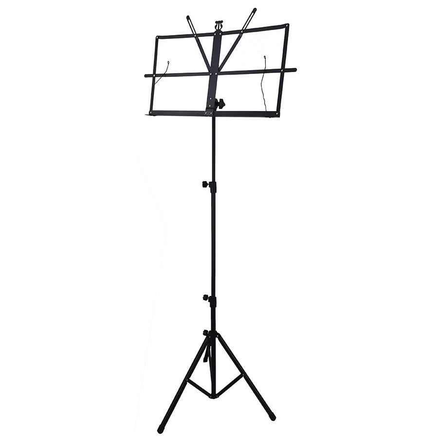 Fashion music sheet stand design strong foldable lightweight Iron folding music stand