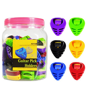 Large wholesale cheap price Genuine Guitar Paddle Cover Color standard heart shaped guitar pick box