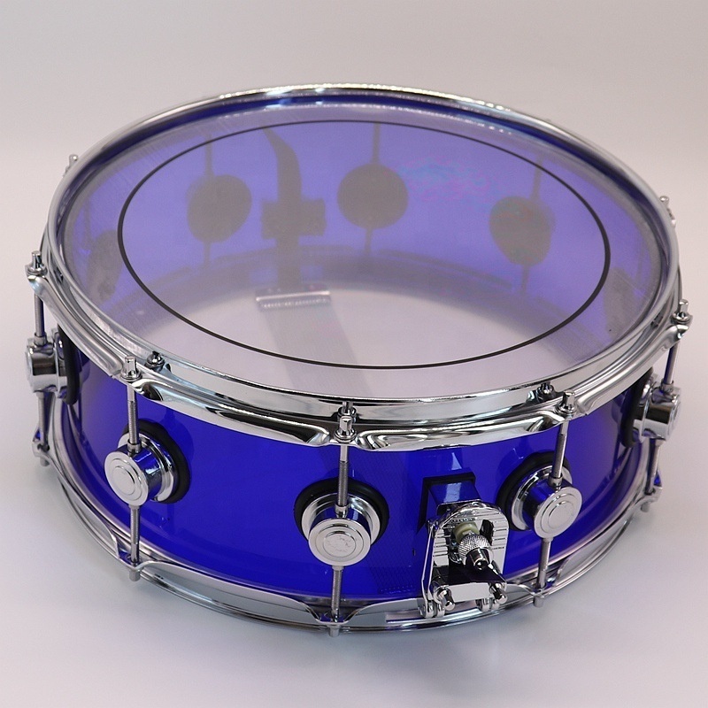 Hot-Selling multi-color PVC practical 14X5.5 inch acrylic snare drum