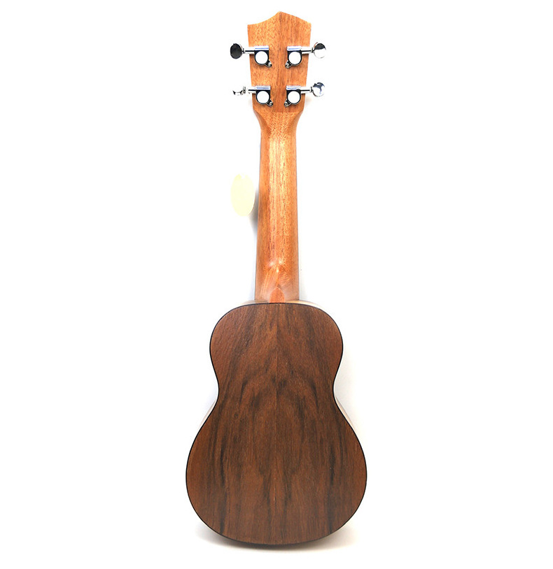 Hot sales 21 inch walnut wood ukulele for beginners small guitar four string