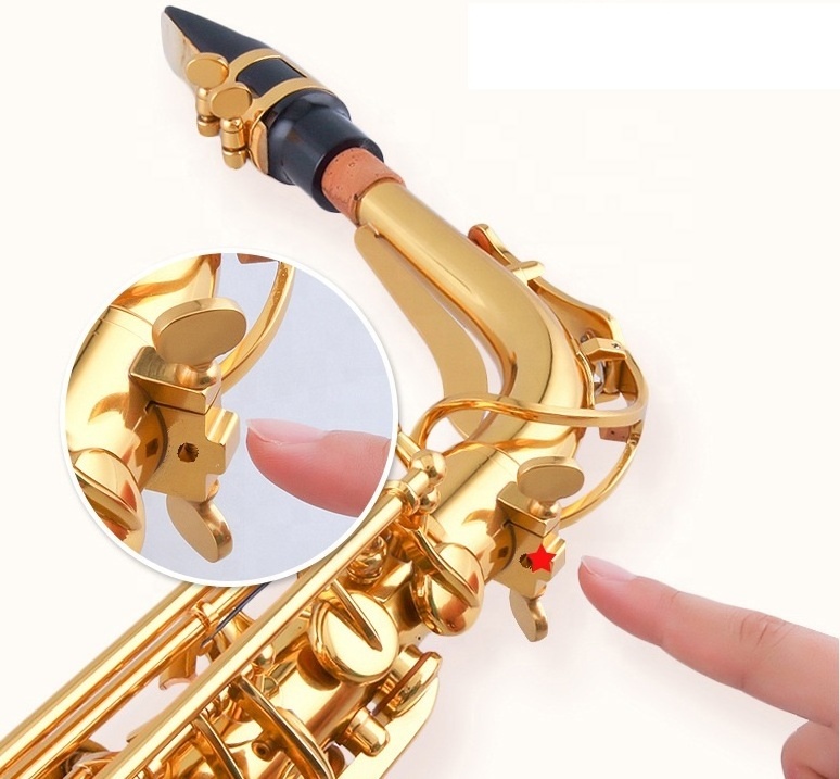 Wholesale musical instrument practical accessories round hole universal portable saxophone microphone clip