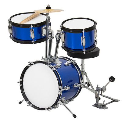 Cheap Price 3 Pieces Drum 1 Piece Cymbal Musical Instrument Kids Drum Set