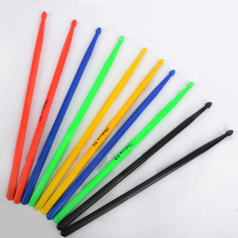 Hot sale cheap price 5A Nylon drum sticks for beginner Plastic drumsticks musical instrument accessories