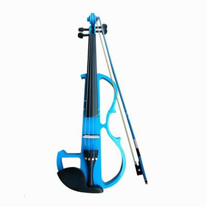 electric violin musical instrument handmade flash colorful electronic violin