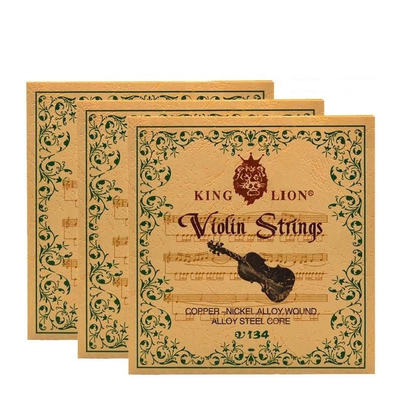 Manufacturer direct sales practical steel core white copper winding special quality violin strings