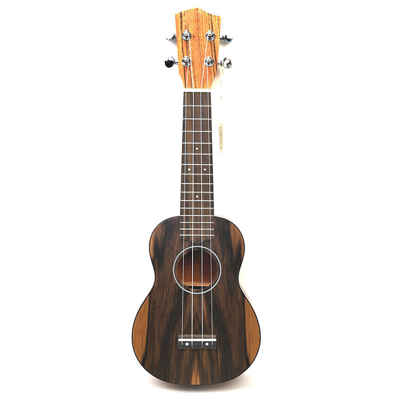 Hot sales 21 inch walnut wood ukulele for beginners small guitar four string