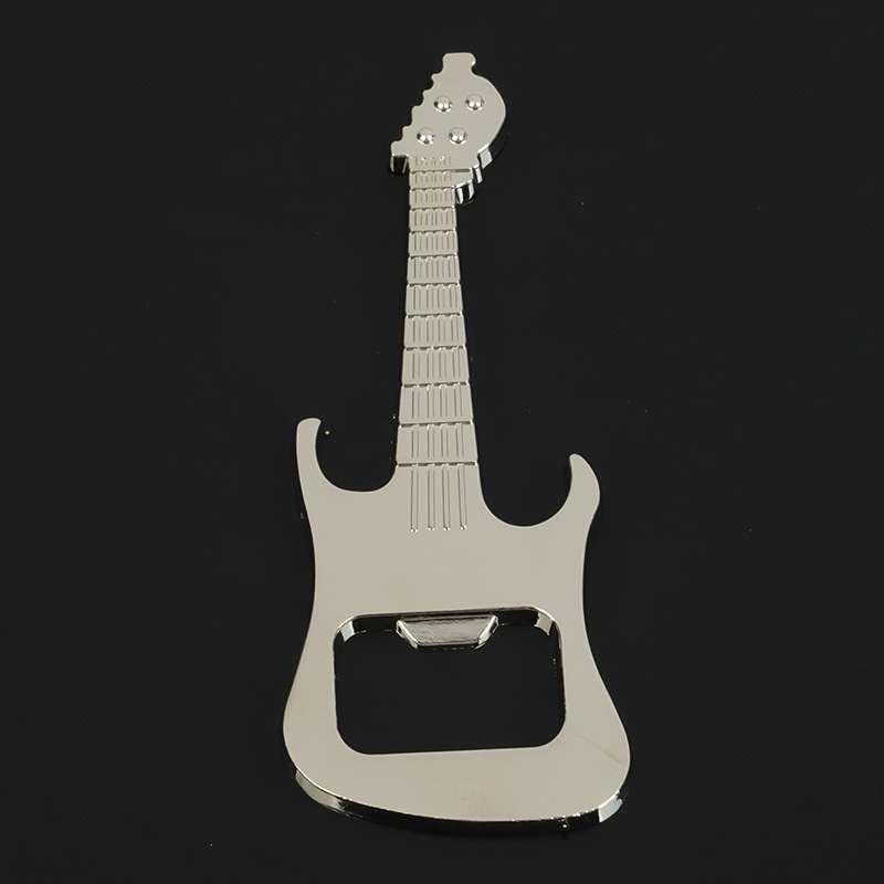 Wholesale metal guitar opener OEM Musical instrument beer Bottle opener