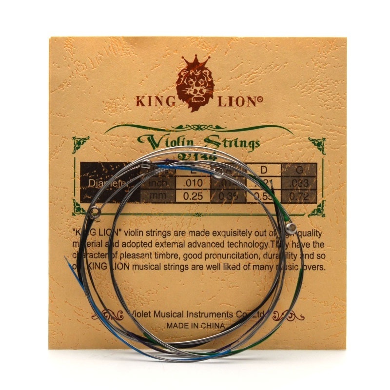 Manufacturer direct sales practical steel core white copper winding special quality violin strings