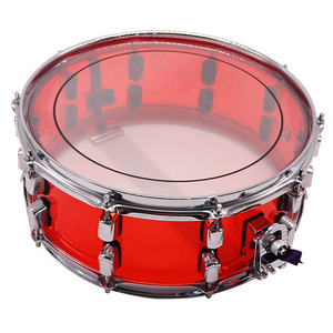 High quality 14X5.5 inch Acrylic snare drum musical instrument