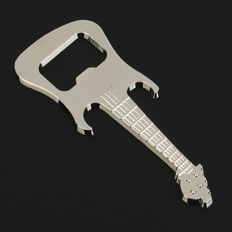 Wholesale metal guitar opener OEM Musical instrument beer Bottle opener