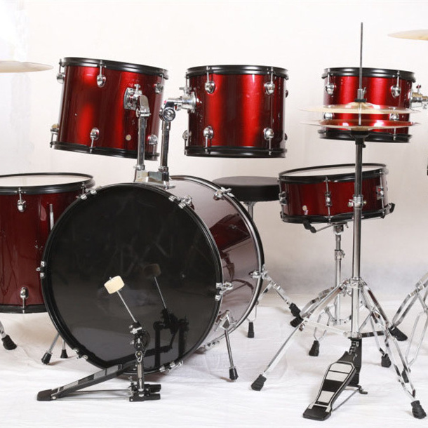 5-Piece professional Drum Set for Adult Percussion Instruments Drum Kit