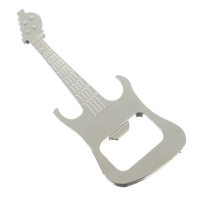 Wholesale metal guitar opener OEM Musical instrument beer Bottle opener