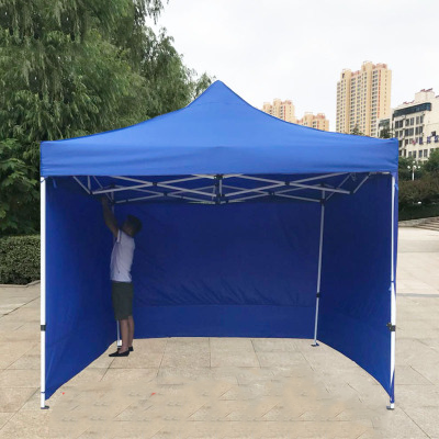 Folding tent semi-automatic outdoor umbrella  for trade show advertising tent umbrella custom logo Advertising tent