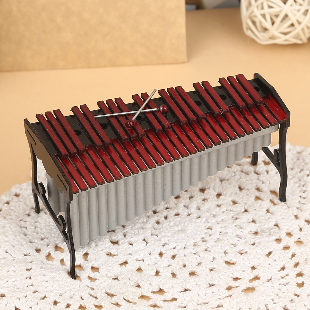 Marimba model xylophone decoration Western mini instruments percussion arts and crafts gift