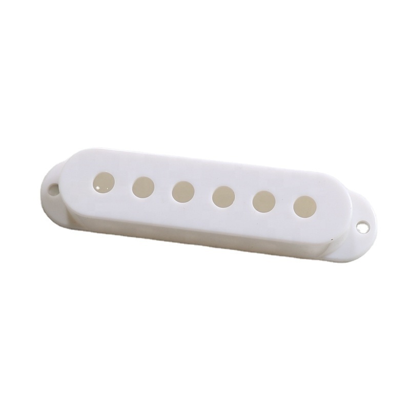 High quality  Black white single coil guitar pickup covers for Strat style pickup covers with 48/50/52mm string spacing