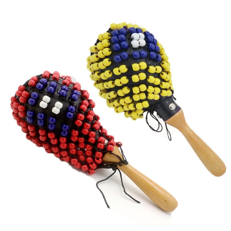 Brand direct sales percussion instrument Musical instrument colored bead Maraca(Soft Plastic) good price wholesale