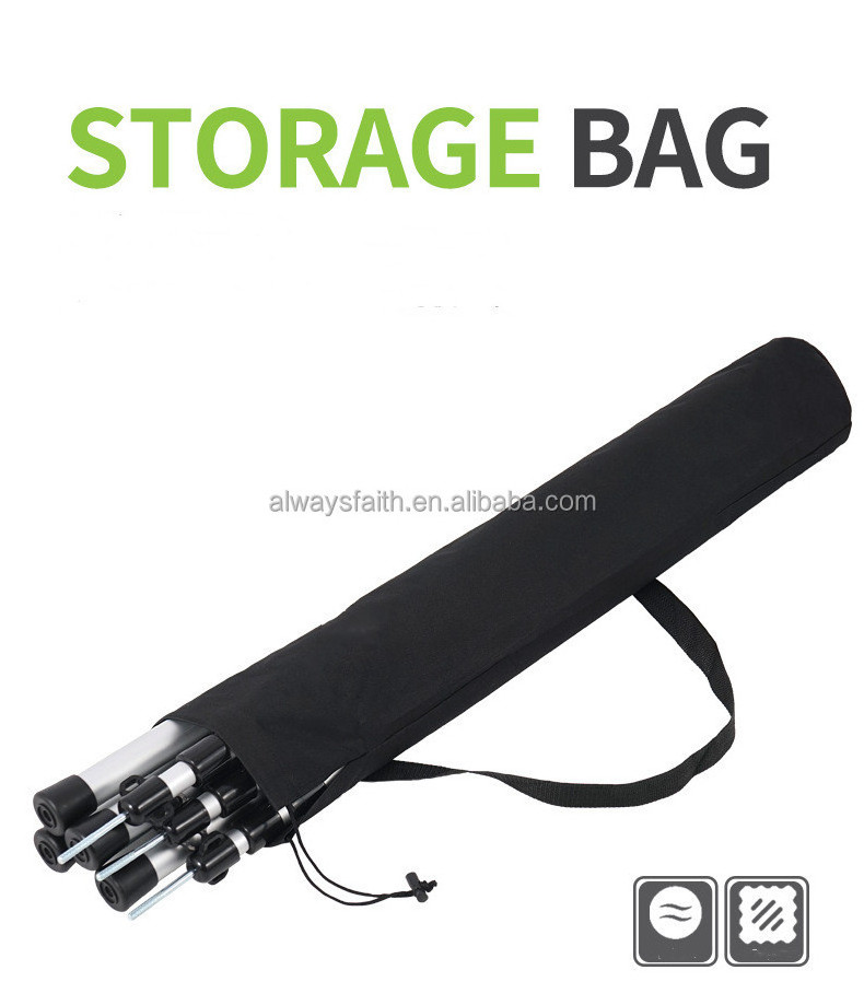 Outdoor camping storage bag awning large canopy pole storage tent pole bag fishing rod portable tote bag