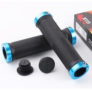 Bike Bicycle MTB Handlebar Cover Grips Anti-slip Handle Grip Lock Bar End Smooth Soft Rubber Mountain Road Cycling 2pcs/1 Pair