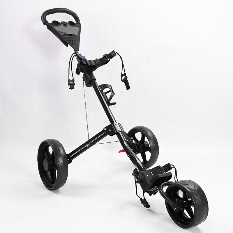 Aluminum Golf Trolley Remote Control Golf Electric Trolley Remote Popular Golf Electric 3 Wheel Trolley