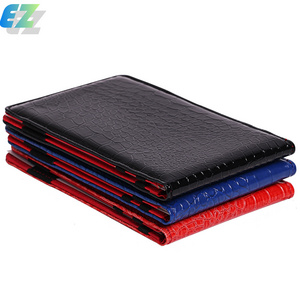 Custom Logo Golf Score Book Durable Waterproof PU Leather Golf Scorecard Holder Golf Score Counter Keeper Card Holder