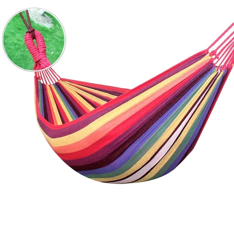 hot selling Portable Hammocks Tree Strap For Outdoor Camping Double Parachute Outdoorf or Camping Hammock