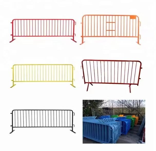 Road crowd control barrier /concert /events orange / white / black barricades / metal portable safety fencing No reviews yet