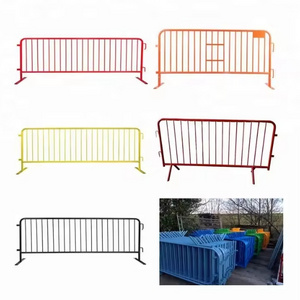 Road crowd control barrier /concert /events orange / white / black barricades / metal portable safety fencing No reviews yet