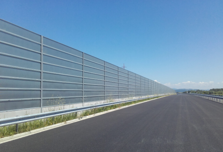 Acoustic insulation wall fence acrylic aluminum noise barrier panel prices highway sound barrier