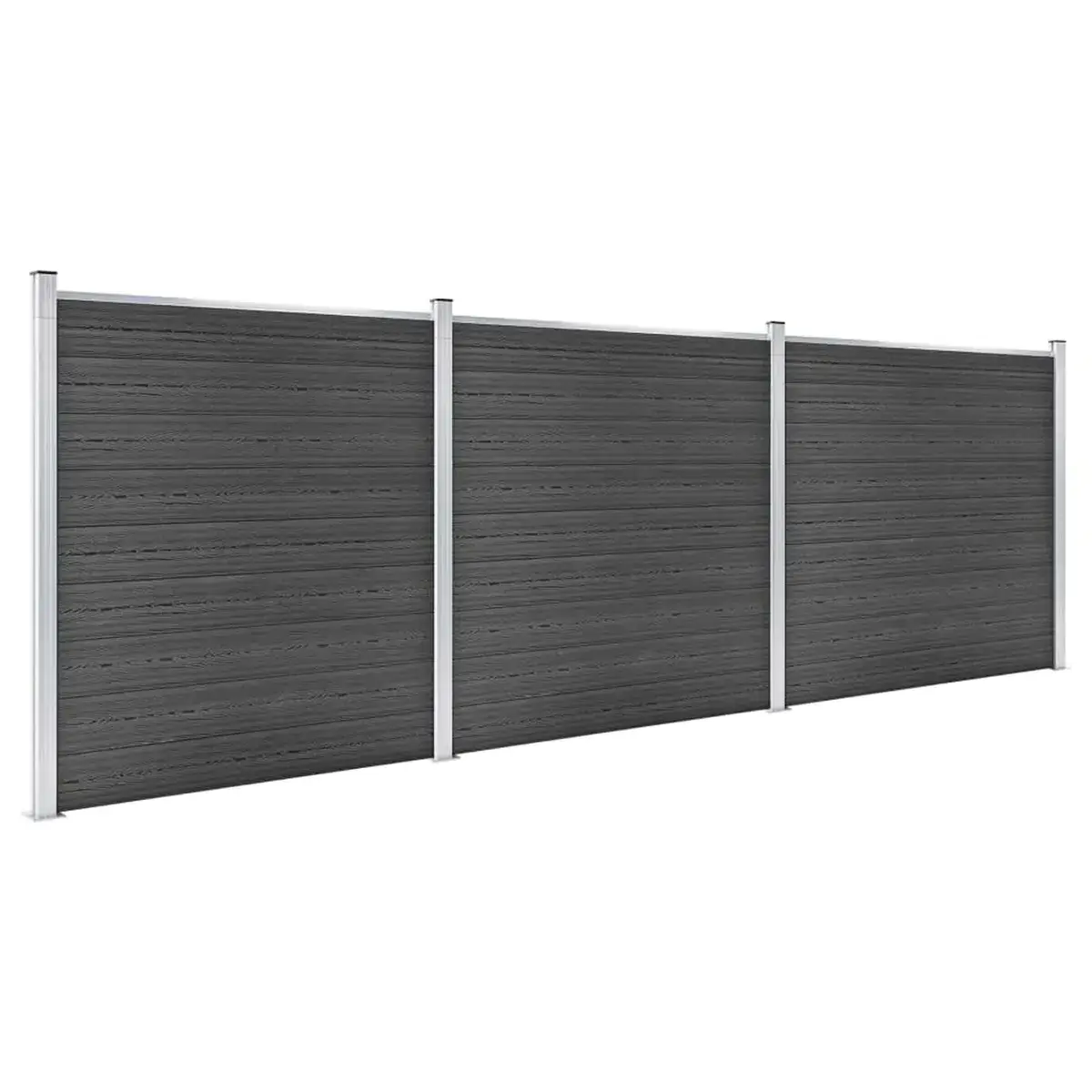 Outdoor waterproof wpc wood plastic composite garden fence wholesale fence panel price