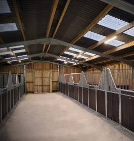 Steel hot dip standard horse barn door horse room frame only modular stable box horse stable