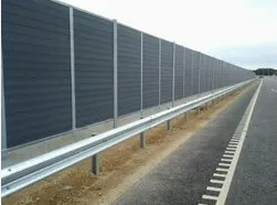 Acoustic insulation wall fence acrylic aluminum noise barrier panel prices highway sound barrier