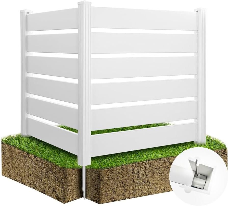 Outdoor waterproof wpc wood plastic composite garden fence wholesale fence panel price