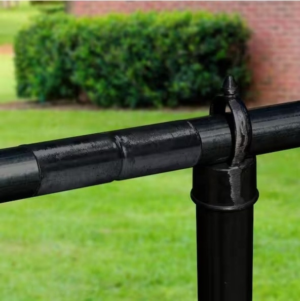 5FT Height 9-Gauge Black Color PVC Coated Chain Link Fence