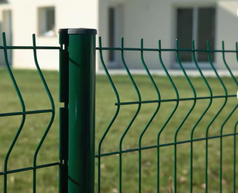 Hot sale high quality 3d curved wire mesh fence PVC coated welded fence panel hot dip galvanized garden wire mesh fence