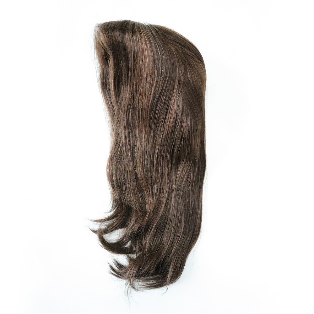 15 Inch  100% Chinese Human Hair Medical Wig for Woman