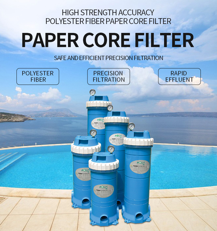 Chinese Factory Direct Swimming Pool Filter UV Resistant Tank Cartridge Filter