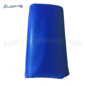 Automatic waterproof blue bubble plastic floating pool cover for swimming pool